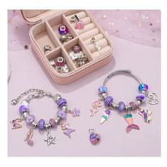 LIVEFY Princess set za izdelavo nakita, roza / vijolična
