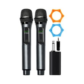 MG Stage brezžični mikrofon 2ks, črn