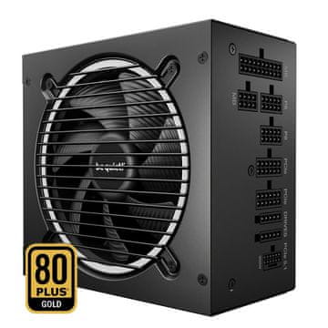 Be quiet! Pure Power modularni ATX napajalnik, 1000W, črni (BP028EU)