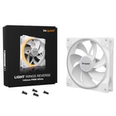 Be quiet! LIGHT WINGS ventilator, 140mm, bel (BL135)