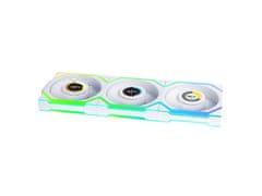 Lian Li UNI FAN SL Wireless LCD ventilator, 3 pack + kontroler, beli (12SLLCD1W3W)
