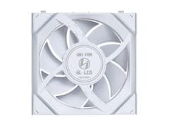 Lian Li UNI FAN SL Wireless LCD ventilator, 3 pack + kontroler, beli (12SLLCD1W3W)