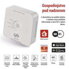 Emos TCS0101W GoSmart detektor ogljikovega monoksida, WiFi (P56400S)