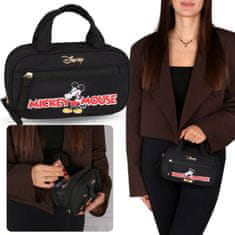 Disney DISNEY Mickey Mouse TRAVEL kozmetična torbica z ročajem, zadrgo, organizatorjem za kozmetiko 21,5 x6,5x11cm