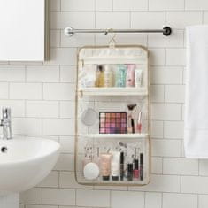 Disney Minnie Mouse Disney Prosojna TRAVEL zložljiva kozmetična torbica, PROSTORNA, obešalnik Z KAVLJEM 26x24cm Univerzalni