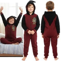 sarcia.eu Harry Potter Enodelne flisaste pižame, zadrga, topla otroška kombineza, onesie s kapuco 98