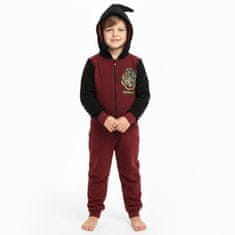 sarcia.eu Harry Potter Enodelne flisaste pižame, zadrga, topla otroška kombineza, onesie s kapuco 98