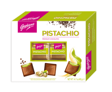 shumee Goplana pistacijeve čokolade Mlečne čokolade 400g