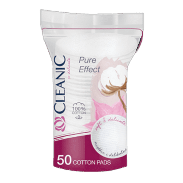 shumee Cleanic bombažne blazinice Pure Effect, 50 kosov.