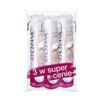 shumee CLEANIC KOZMETIČNI VLOŽKI 120 KOSOV