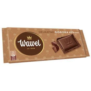 shumee Wawel čokolada rahlo grenka 43% kakava 80g