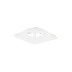 Lepilne blazinice za pritrditev kablov , 25 mm x 25 mm, 50 kosov, bele, LVT-CABLEMOUNT-50W