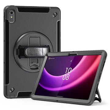 eSTUFF Ovitek eSTUFF OHIO Defender za Lenovo TAB P11 Gen 2 (2022) 11,5" z ročnim in naramnim trakom, črn, ES68103001-BULK