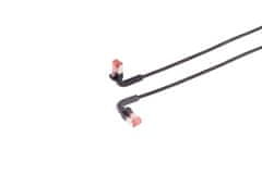 fleksibilen omrežni kabel CAT6A U/FTP, 3 m, črne barve z upogibom FLEX-ANGLE, LV-6AFTP-FLEX-ANGLE-03B