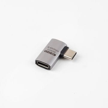 MicroConnect MicroConnect USB4 Gen 3x2 USB-C kotni adapter, 40 Gbps, 240 W, USB4-CCFA-240 W