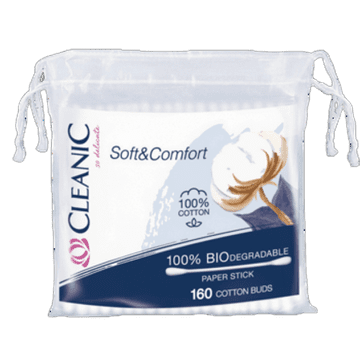 shumee Vatirane palčke Cleanic Soft&Comfort, 160 kosov.