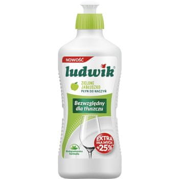 shumee Ludwik detergent za pomivanje posode 450 g - zeleno jabolko
