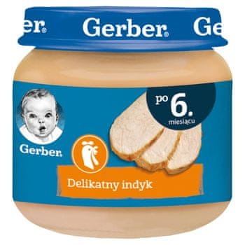 shumee Gerber Dinner nežna puranja hrana po 6 mesecih 80 g