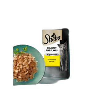 shumee Sheba Delicacy v želeju z okusom perutnine 4*85g