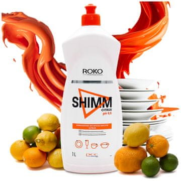 shumee Tekočina za pomivanje posode Roko Shimm 1 l, vonj po citrusih
