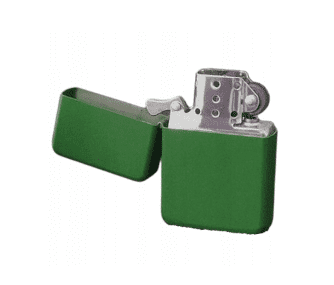 shumee Gentelo Green bencinski vžigalnik - kovinski, original