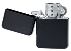 shumee Črni bencinski vžigalnik v kompletu z 2-v-1 polnilom za plin Gentelo