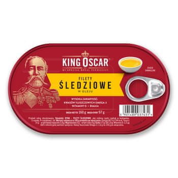 shumee Fileji sleda v olju 160g King Oscar