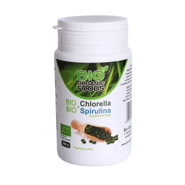 shumee BIO tablete klorelle in spiruline BIO Organic Foods 280 g prehransko dopolnilo