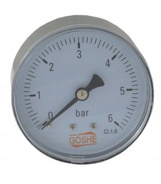 shumee AKSIALNI MANOMETER 63 MM 0-1 BAR 1/4 X 1,5