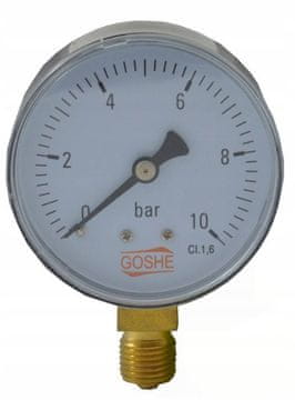 shumee RADIALNI MANOMETER 63 MM 0-1,6 BAR 1/4 X 1,5