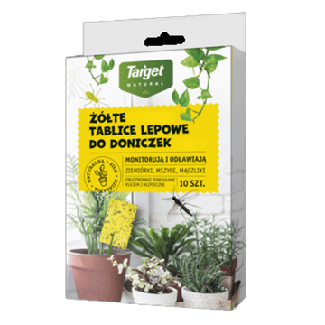 shumee Rumene lepljive deske za lončke za sobne in balkonske rože, 10 kosov Target