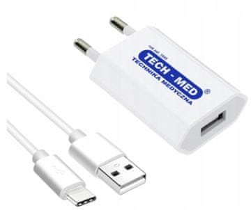shumee TECH-MED Micro USB napajalnik za merilnike krvnega tlaka 1 kos