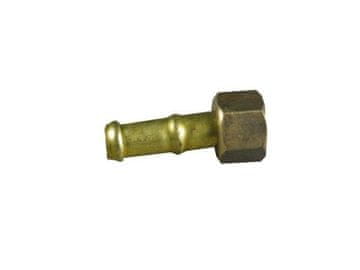 shumee BS 13 medeninasti konektor, premer 12,5, matica M20x1,5, pršilo