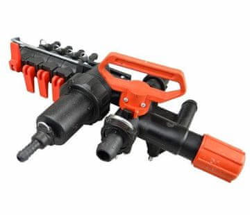 shumee 4-delčni krmilni ventil z zunanjim filtrom z regulacijo tlaka Razpršilec