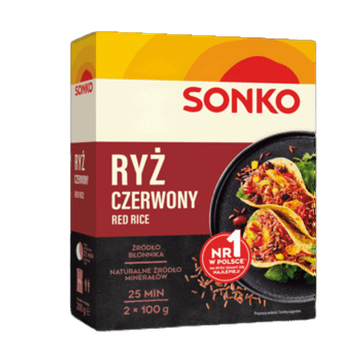 shumee Sonko. Rdeči riž 2x100 g.
