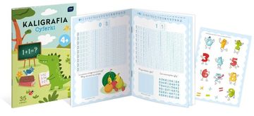 shumee Kolorowanka A4/16K z nalepkami Cyfry + Zadania