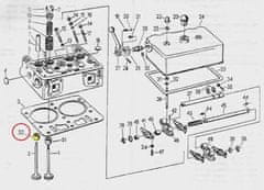 shumee C-330 Sedež izpušnega ventila (naprodaj v paketih po 10)