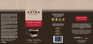 shumee Astra MILD kava tradicionalna mleta 500g