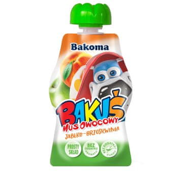 shumee Bakuś for Pockets sadni pire z jabolki in breskvami 90 g