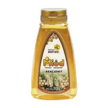 shumee Sądecki Bartnik Akacijev med 370 g točilnik