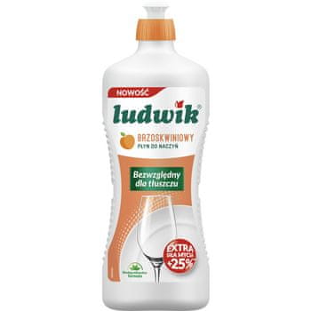 shumee Ludwik detergent za pomivanje posode 900 g - breskev