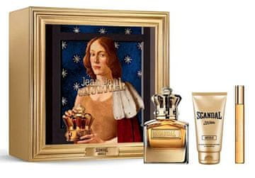 Jean Paul Gaultier Scandal Absolu Pour Homme - parfém 100 ml + EDP 10 ml + sprchový gel 75 ml