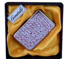 shumee Bencinski vžigalnik Gentelo z napisom Ljubim te v darilni embalaži