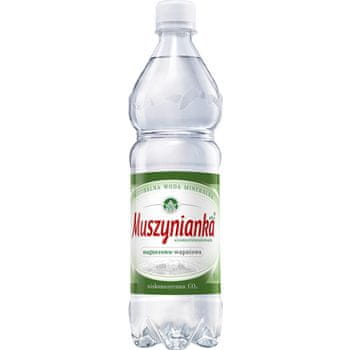 shumee Muszynianka Plus Naravna mineralna voda, delno razplinjena, visoko mineralizirana 0,6 l