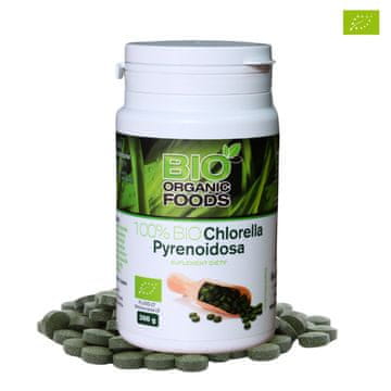 shumee BIO tablete Chlorella Pyrenoidosa BIO Organic Foods 300 g prehransko dopolnilo