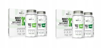 shumee 2x Magnezij BestLab: Moč in regeneracija podnevi in ponoči