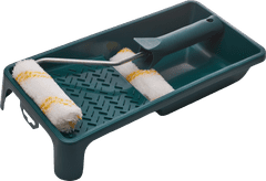 shumee STALCO komplet za slikanje - zlata nit UNIVERSAL pladenj 150 x 290 mm, ročaj 100 / ø6 mm, 2 x zlata nit 100 mm STALCO S-38913