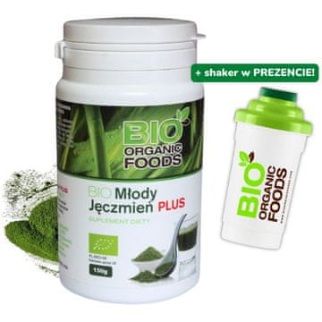 shumee BIO Mlada ječmenova trava PLUS dodatki BIO Organska živila 150 g + Shaker brezplačno!