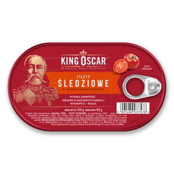 shumee Fileji sleda King Oscar v paradižnikovi omaki 160 g