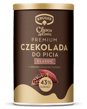 shumee Krugerjeva čokolada za pitje 43 % kakava, pločevinka 220 g